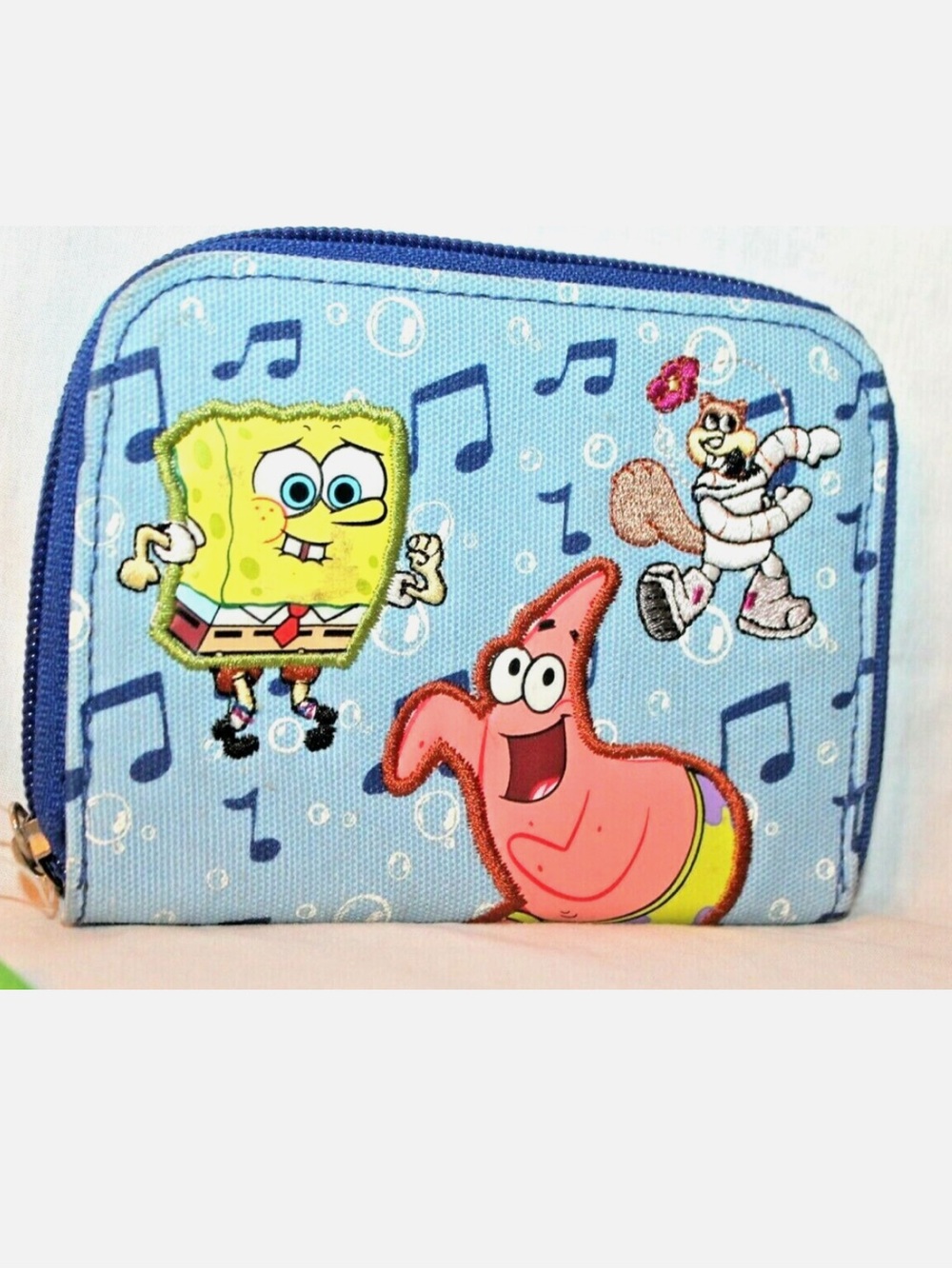 NEW IN BAG SPONGEBOB SQUAREPANTS COIN WALLET BLUE